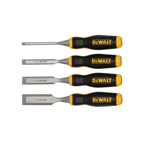 DEWALT 4 Piece Wood Chisel Set